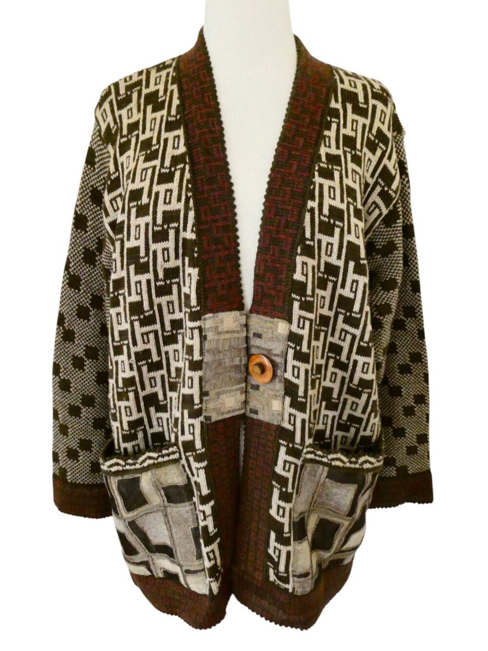 VIDA boho cardigan sweater sz M oversized
